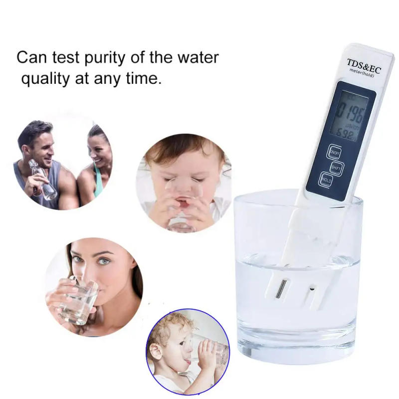 Description Picture 5 of itemWhite Handheld TDS Digital Water Tester High Precision Household Purified Tap Water Multifunctional Large Screen Display