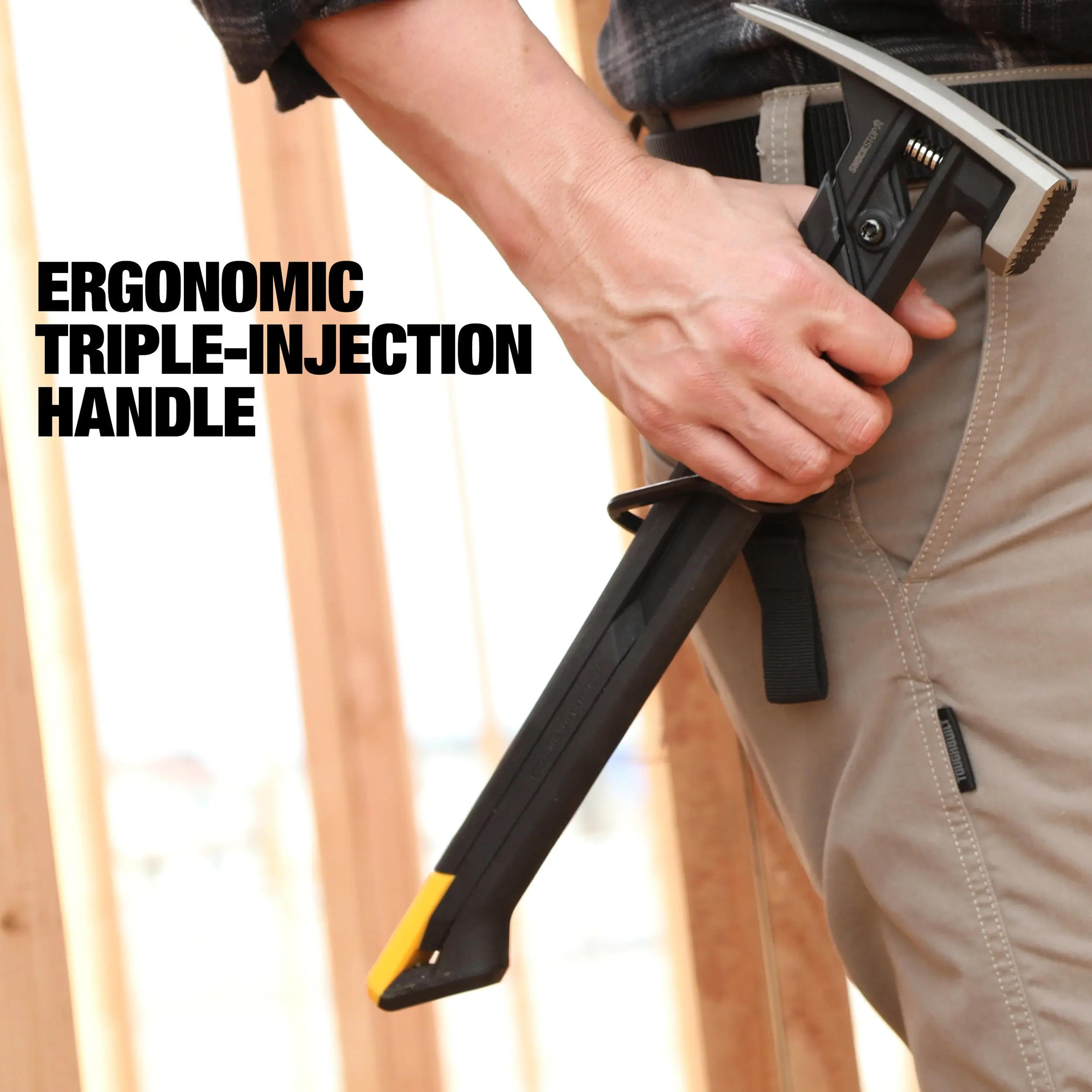 Description Picture 6 of itemTOUGHBUILT TB-H1-1SBR-S20X/TB-H1-1SBR-S24X 20 OZ. 24 OZ. ShockStop Steel Rip Hammer Milled Face Hand Tools