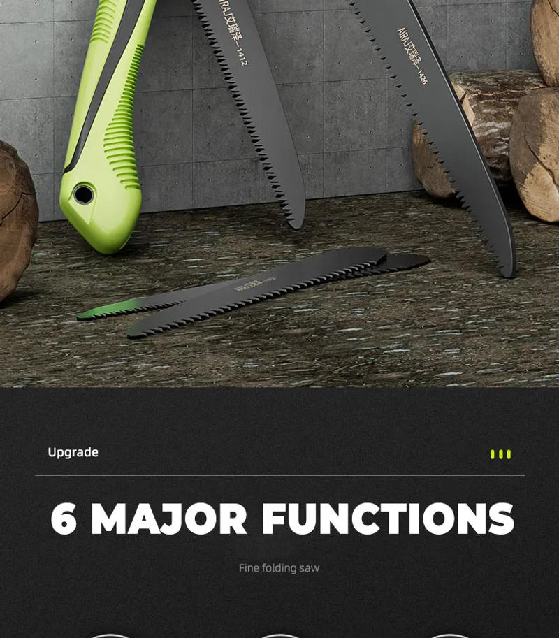 Description Picture 3 of itemAIRAJ 1pc Extended Multi-functional Hand Saw, Woodworking Portable Steel Saw, Outdoor Tree And Camping Hand Saw