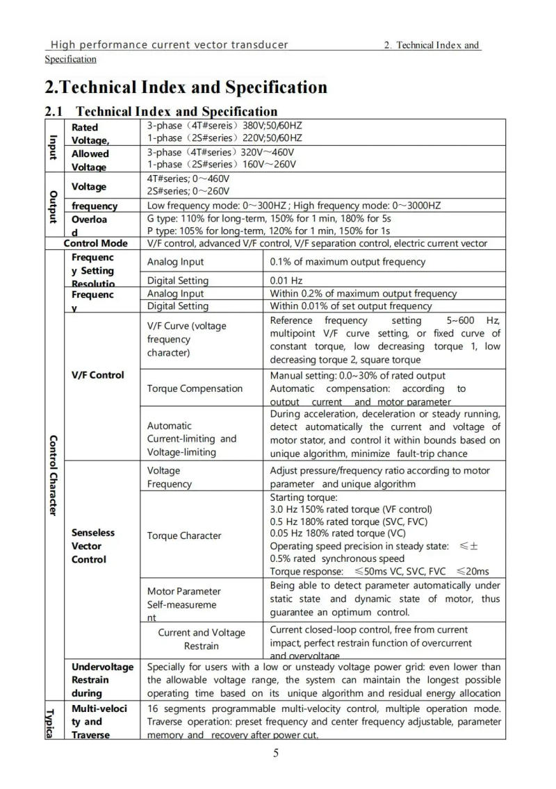 Description Picture 2 of itemVFD 11KW 15KW 18KW 22KW 30KW High-performance vector type frequency converter AC380v three-phase motor Speed Controller inverter