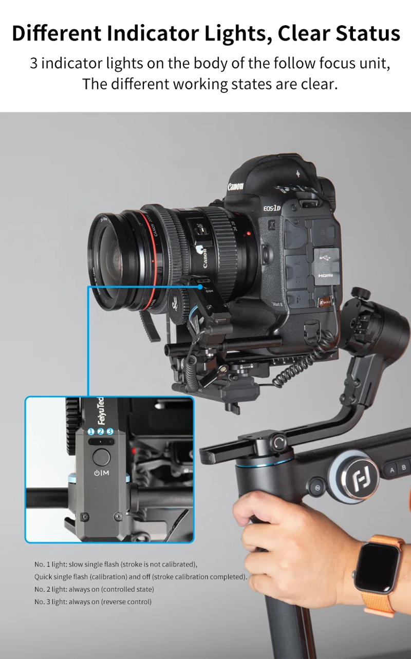 Description Picture 4 of itemFeiyuTech Portable Brushless Motor Follow Focus Kit Wireless Lens Control For Scorp /Scorp C /Scorp Mini /Scorp Pro