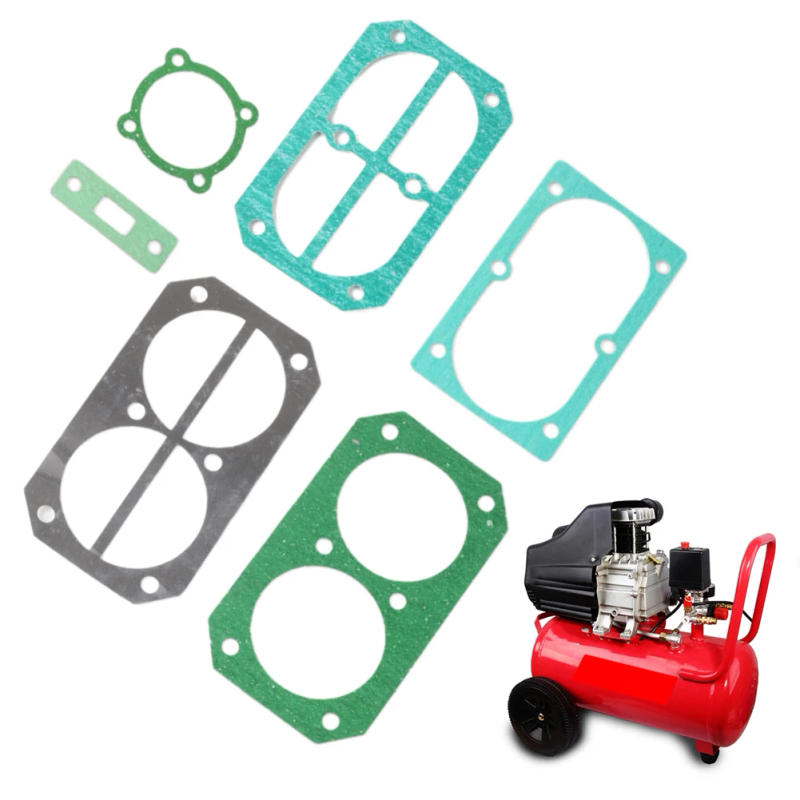 Description Picture 2 of itemAir Compressor Cylinder Head Aluminium Air Compressor Aluminium Pad Cylinder Head Base Gaskets Valve Plate Washers