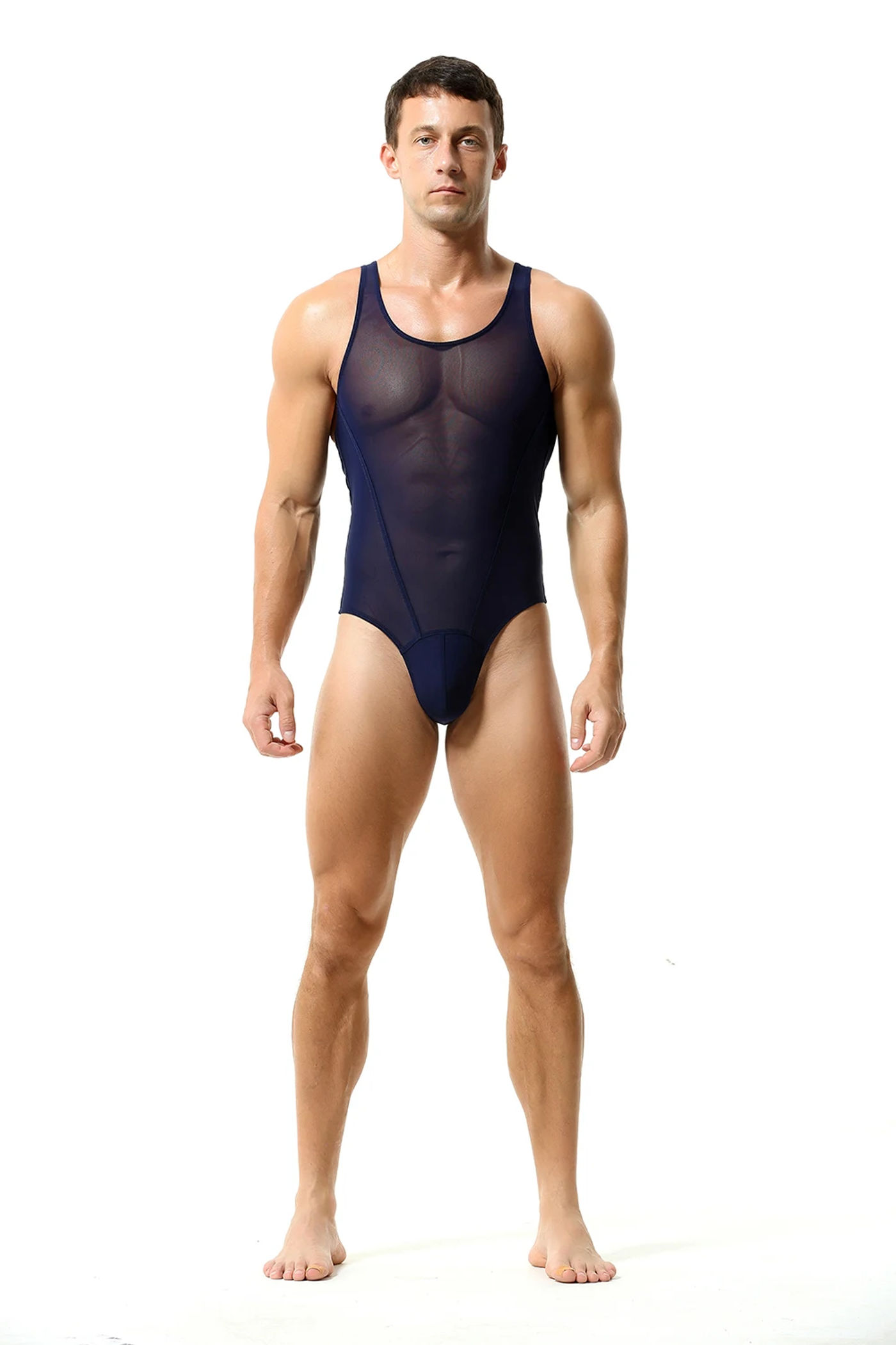 Description Picture 3 of itemFitness Faja Para Hombre Compression Shirt Men Mesh Breathable Corset Bodysuit Ropa Interior Sexi Para Hombre Men's Shapewear