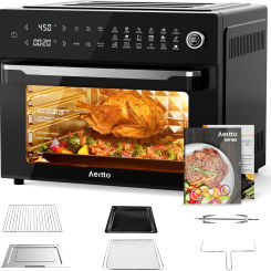 Air Fryer Oven| Toaster Oven Combo | with Rotisserie, Dehydrator and Full Accessories | 19-In-1 Digital Airfryer | Fit 13" Pizza