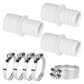 3 adapters 6 clamps