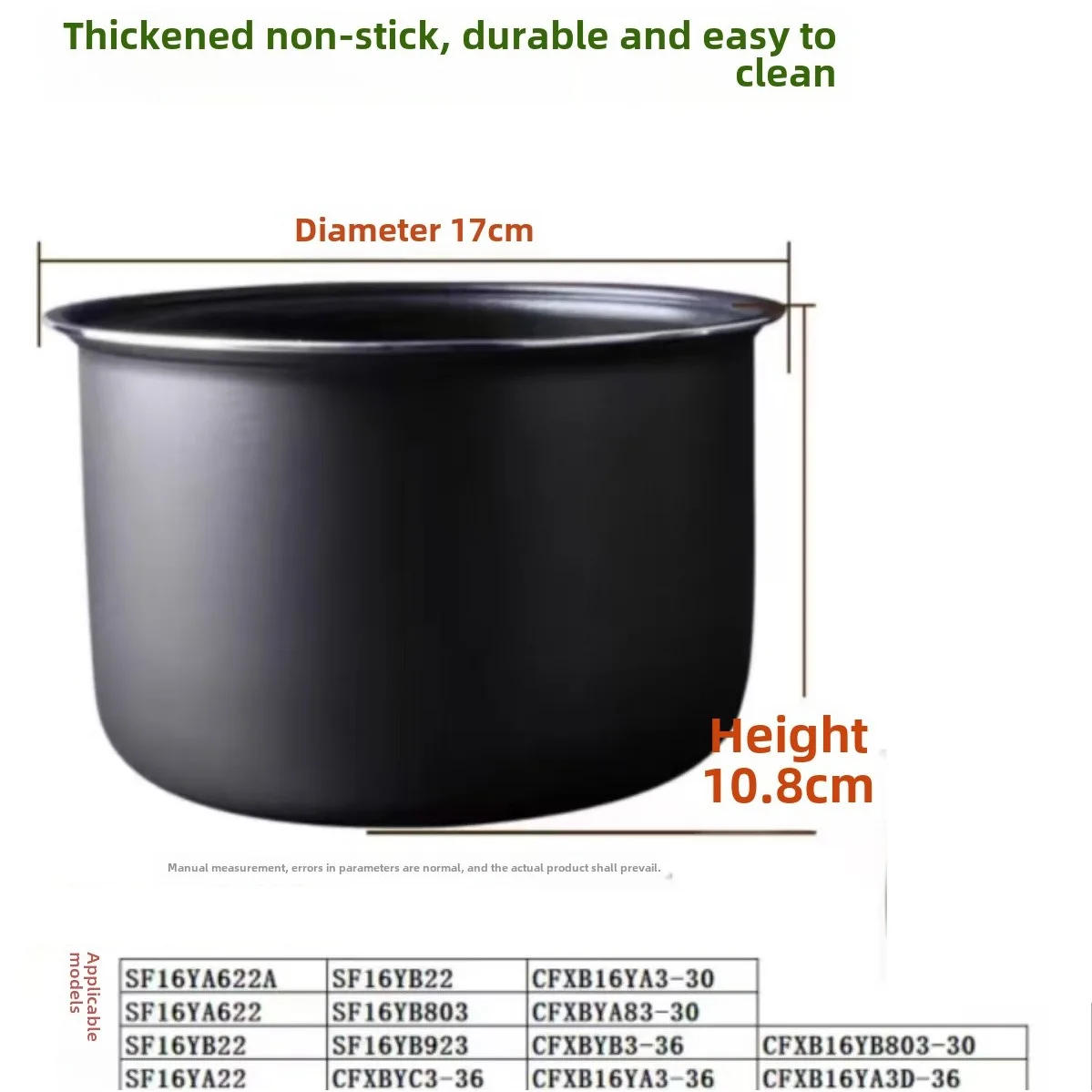 Description Picture 2 of itemSuitable for Supor rice cooker inner pot 1.6L16YA22