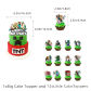 13pcs Cake Toppers