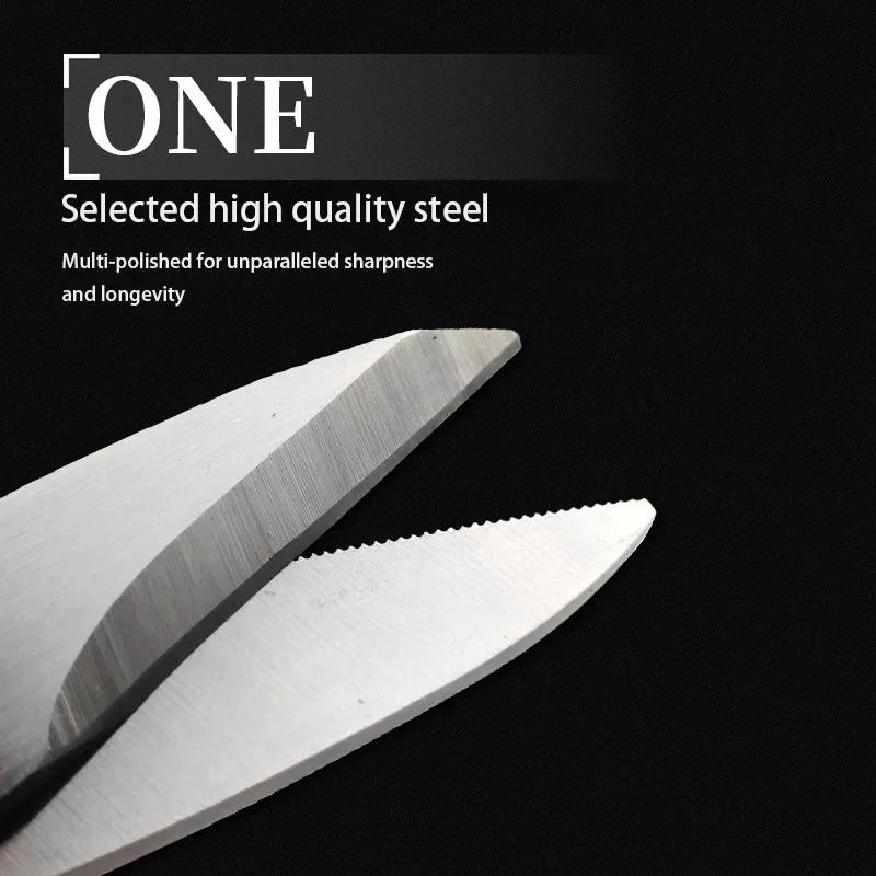 Description Picture 4 of itemNew Thickened Stainless Steel Scissors Household Shear Tool Electrician Scissors Stripping Wire Cut Tool For Fabrics Paper,Cable