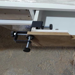 2 Pcs Cabinet Drawer Front Installation Clamps Front Drawer Woodworking Clamps Right Left-Side Drawer Cabinet Installation Tools