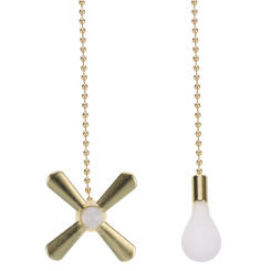 4 Pcs Fan Light Hanging Chain Metal Pull Chains Home Decors Bulb Pendants Decorations Creative Gadget