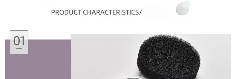 Description Picture 5 of itemMakeup Eyeshadow Brush Dry Cleaning Sponge Box Activated Carbon Sponge Quick Cleaning Makeup Brushes Cleaner Makeup Accessories
