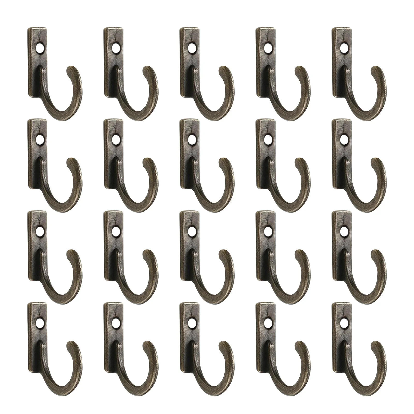 Description Picture 2 of item10 Pcs Vintage Storage Rack Wall Hooks for Home Coats Hat Clothes Hanger Towel Key Wall Mounted Hook Kitchen Bathroom Hooks