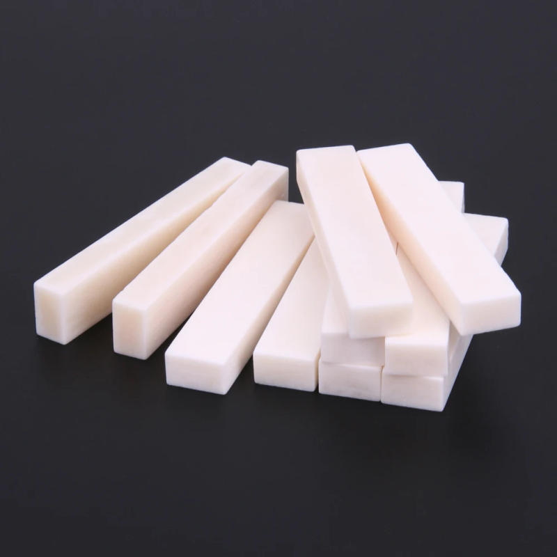 Description Picture 6 of item10/20pcs Electric Guitar String Cushion Replacement Buffalo Bone Classical Guitar Bridge Nut Lightweight Musical Instrument Part