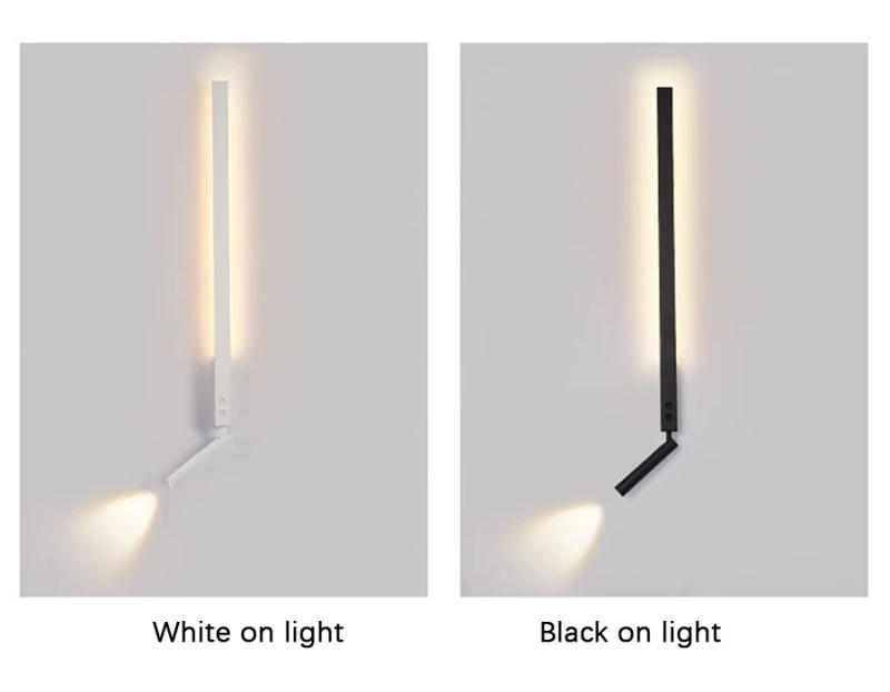 Description Picture 4 of itemItalian minimalist LED wall lamp modern bedroom bedside spotlight creative living room background wall ambient light