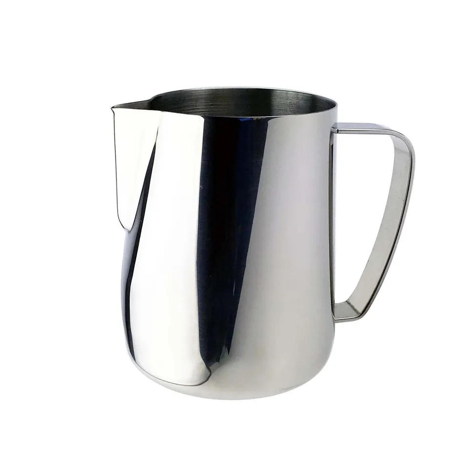 Description Picture 2 of itemStainless Steel Latte Coffee Milk Jug Cup Frothing Pitcher Pull Flower Cup Coffee Milk Frother Milk Foaming Cup Tool 0.35-0.6L