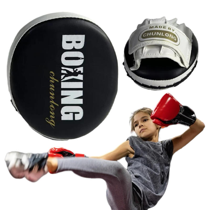 Description Picture 6 of itemBoxing Hand Target PU Leather Boxing Mitts Wear Resistant Punching Mitts Kick Boxing Gloves Pads for Martial Arts Training