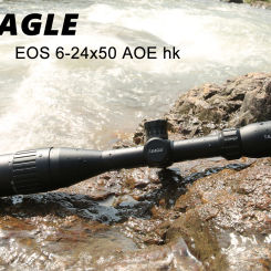 T-Eagle Optics EOS 6-24x50 AOE HK Rifle Scope Hunting Riflescope  Optical Aim Collimator Tactical Gun Sight Red Green Reticle