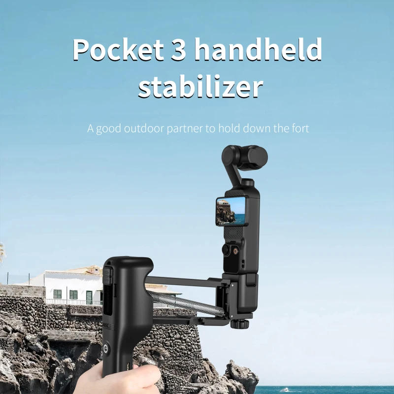 Description Picture 4 of itemSTARTRC 2-in-1 Handheld Stabilizer & Protective Case Replacement for DJI OSMO Pocket 3 Accessories Shock-proof