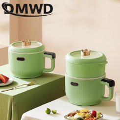 1.5L Portable Electric Rice Cooker Multifunction Hotpot Noodles Pasta Cooking Pot Eggs Frying Pan Soup Stew Boiler Food Steamer