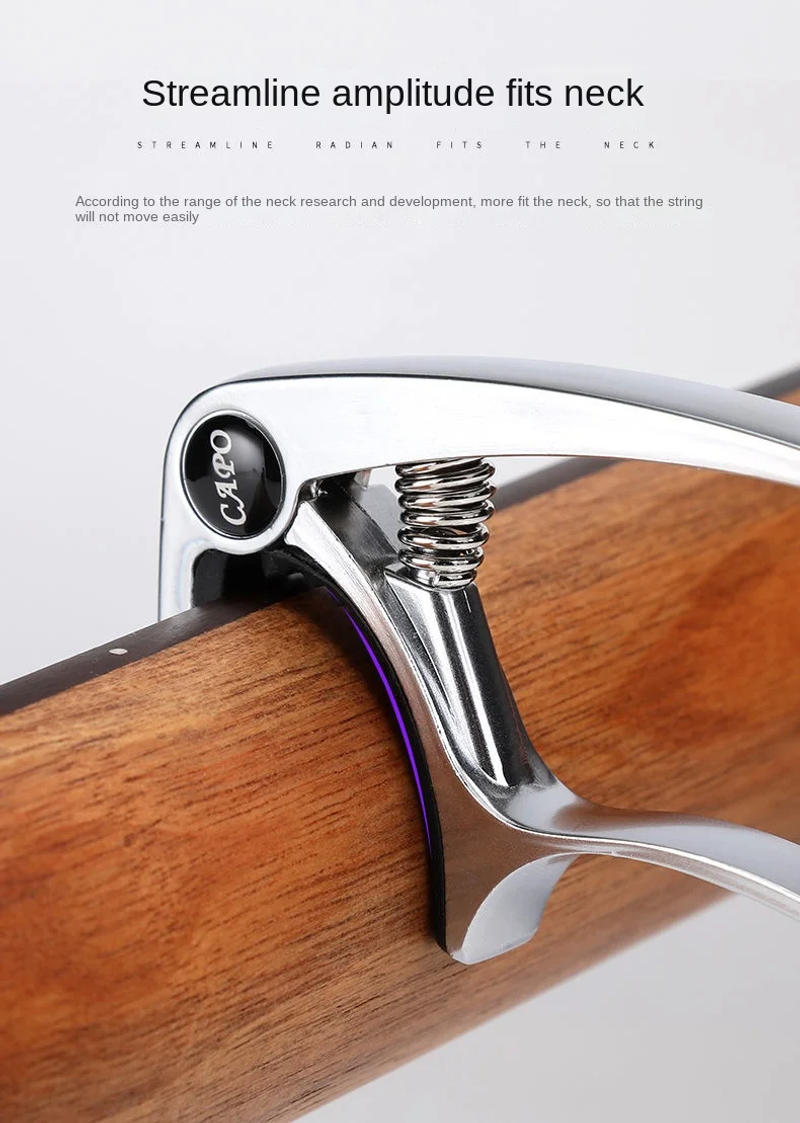 Description Picture 5 of item7Pcs Guitar Capo For Acoustic And Electric Guitar, 3 in 1 Capo With Pick Holder, Pin Puller and 5 Guitar Picks, Ukulele Capo