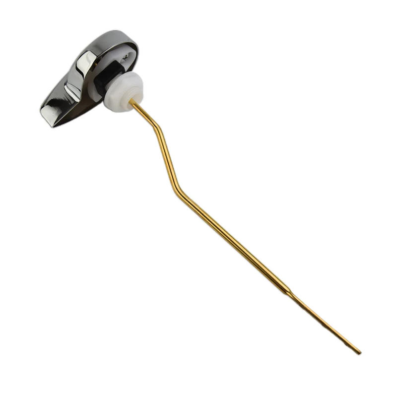 Description Picture 5 of itemFor Toilet Handle Flush Lever Handle Replacement Tank Toilet Tools Zinc Alloy+copper Accessories Brand New
