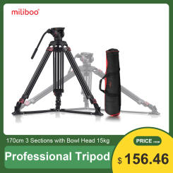 Miliboo MTT609A Professional Photography Tripod Aluminum Alloy for Canon Nikon Sony DSLR Cameras Camcorders трипод для камеры