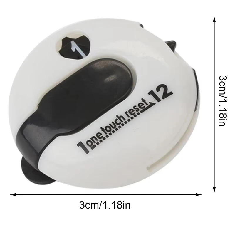 Description Picture 2 of itemMini Golf Score Counter Glove Clip Golf Strokes Counter Digital Scoring Golf Shot Count Strokes Putt Score Glove Counter