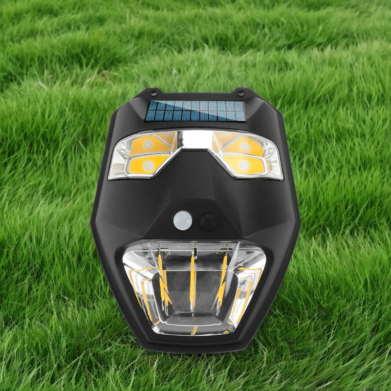 Description Picture 6 of itemOutdoor Solar Tungsten Wire Wall Light Waterproof COB+LED Mask Warning Light 5 Modes Motion Sensor Wall Lights for Garden Villa