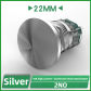 22mm Silver