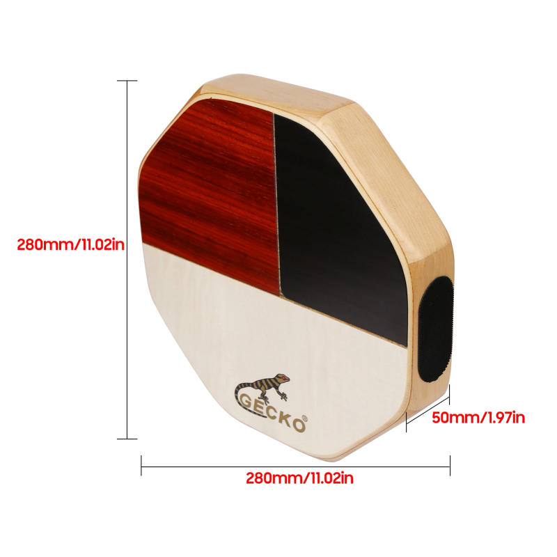Description Picture 6 of itemGECKO SD6 Cajon Hand Drum Cajon Drum Percussion Instrument with Carrying Bag Portable for Travel Camping Cajon Drum