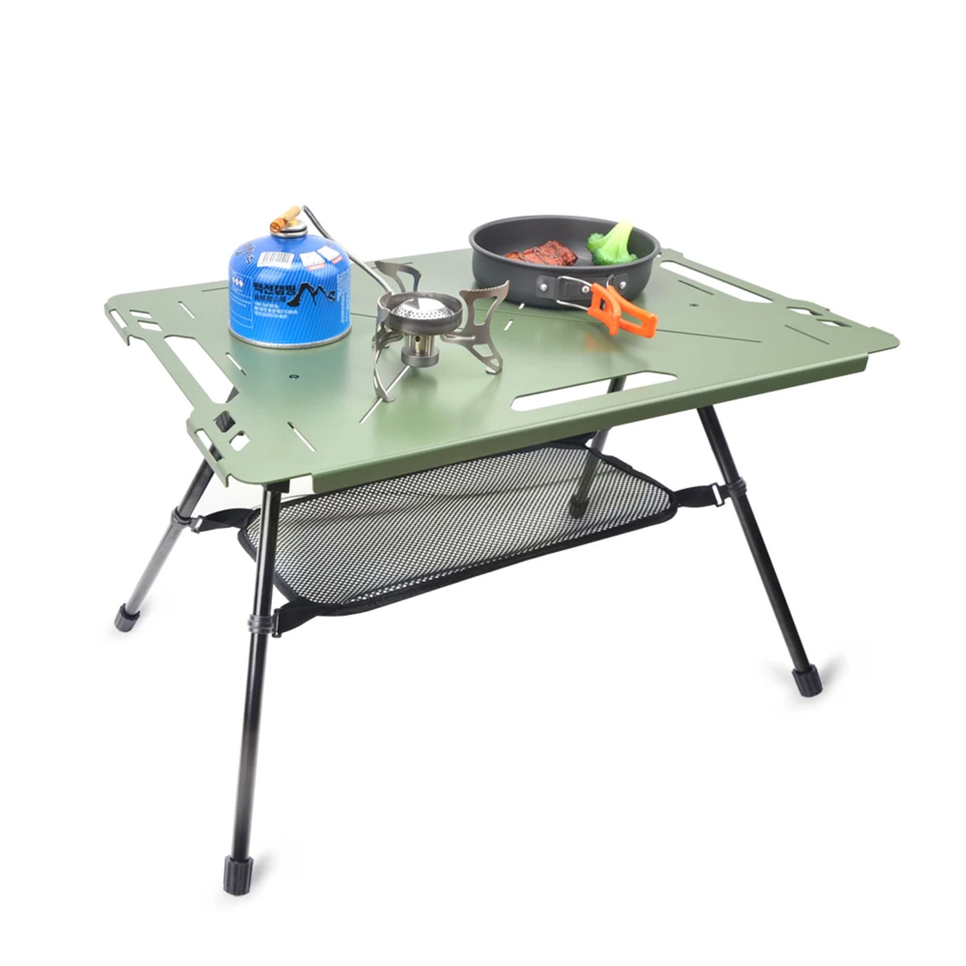 Description Picture 4 of itemCamping IGT   Tactical Table Set 2.5mm Aluminum Alloy Folding Table With Carrying Bag Lightweight Outdoor Desk Table For Picnic