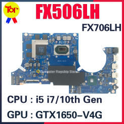 FX506LH Laptop Motherboard For ASUS TUF Gaming F15 F17 FX506LI FX506L FX706LH FX706L I5 I710th Gen GTX1650/1650Ti-V4G Mainboard