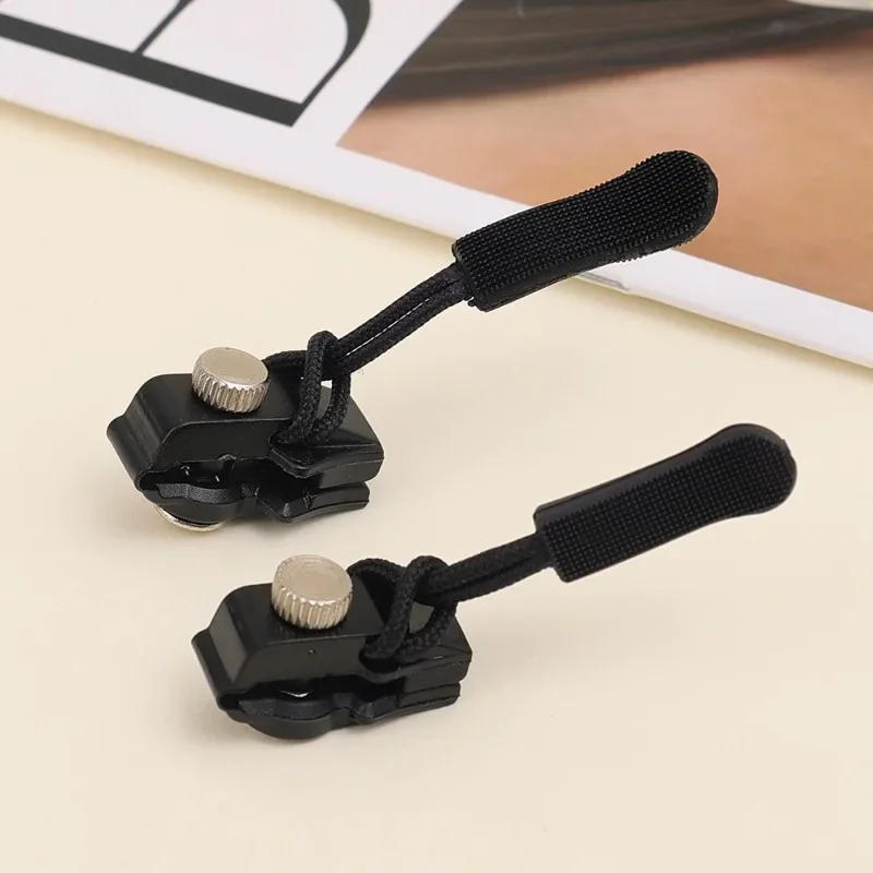 Description Picture 5 of item1/50Pcs Detachable Zipper Head Universal Instant Free Sewing Repair Kit Slider Replacement Zipper for Clothes Bags Accessories