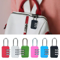 Security Combination Lock Code Lock Backpack Zipper Lock 3 Digit Password Lock Luggage Padlock Dormitory Cabinet  Lock