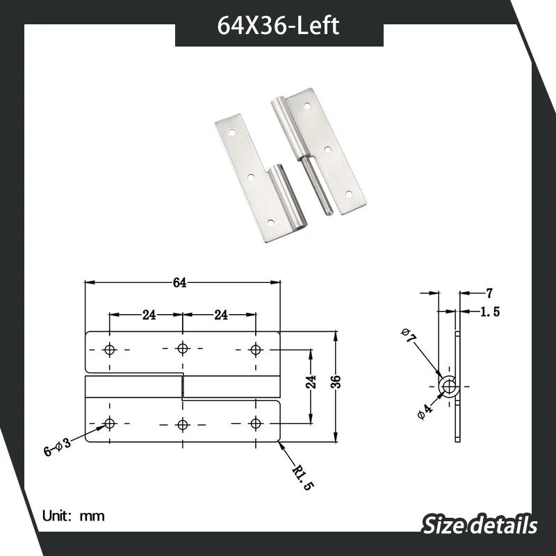 Description Picture 4 of itemH-Type Detachable Cabinet Doors And Windows With 304 Stainless Steel Hinges For Commercial Industrial Activities
