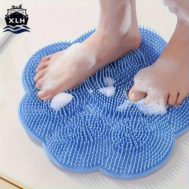 Description Picture 6 of itemBathroom foot scrub pad foot washing foot scrub remove dead skin rub foot large lazy back rub suction cup massage