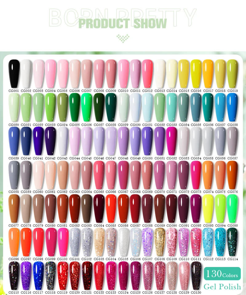 Description Picture 4 of itemBORN PRETTY 10ml Colorful Gel Nail Polish Autumn Long Lasting For Manicure Semi Permanent Base Top Coat Nail Art UV Gel Varnish