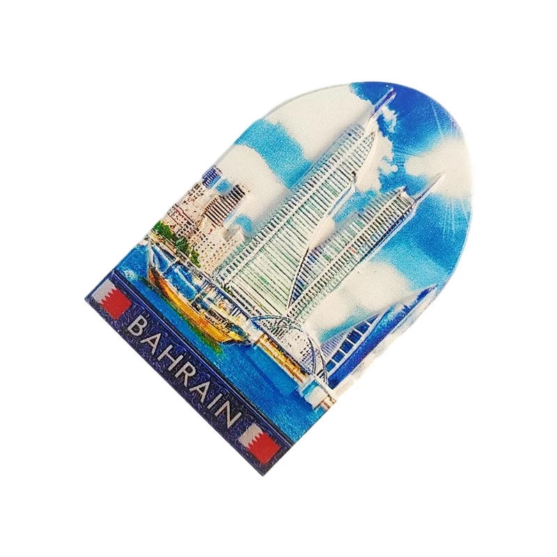Description Picture 5 of itemBahrain Fridge Stickers Tourist Souvenirs Home Decoration Wedding Birthday Gifts Fridge Magnets Message Board Sticker