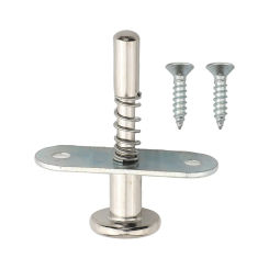 1pc Plunger Latches Spring-Loaded Bolt Plunger Latch Window Screen Plunger Pin Baby Bed Latches Door Hardware