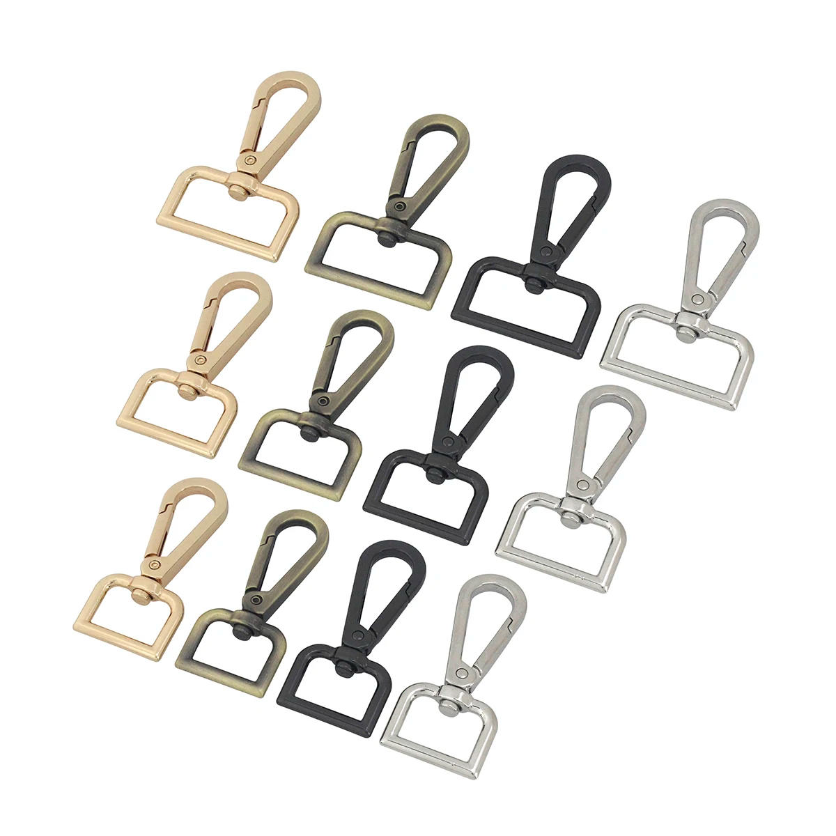 Description Picture 4 of item1pcs Metal Swivel Eye Snap Hook Trigger Clasps Clips for Leather Craft Bag Strap Belt Webbing Keychain Hooks Length 60mm 2-3/8"