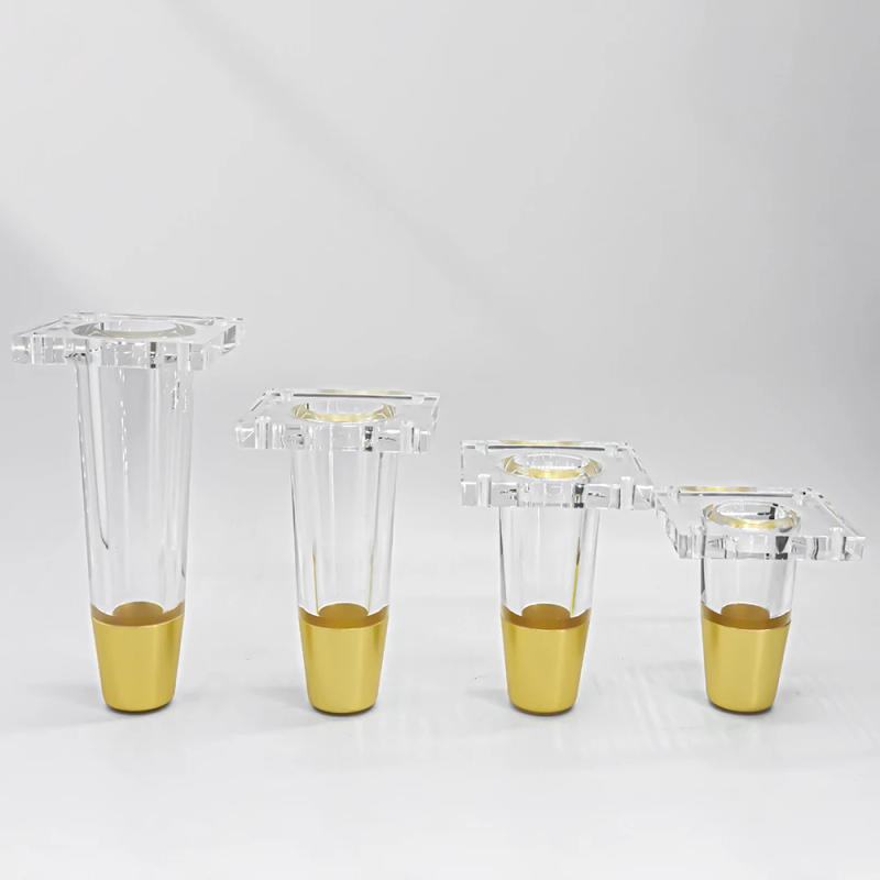 Description Picture 6 of itemAcrylic furniture DIY table legs Transparent gold cabinet support legs Furniture replacement legs TV cabinet legs Sofa legs