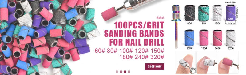 Description Picture 4 of item10PCS Nail Drill Bits Diamond Burrs Grinding Bits Accesories for Gel Nail Polish Nails Art Tool Shank Carving Polishing