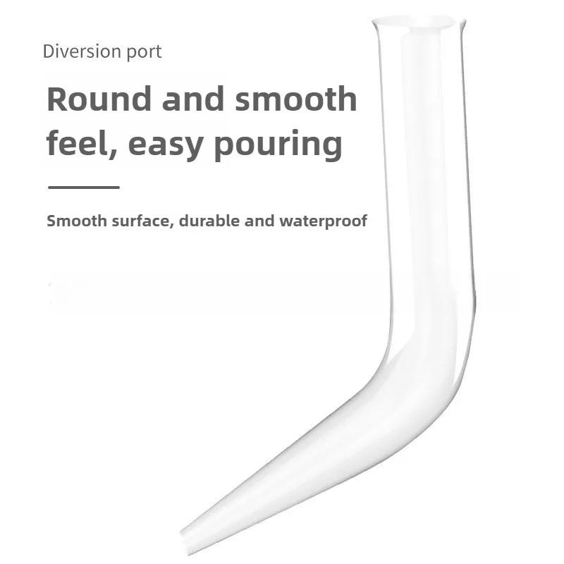 Description Picture 3 of itemGlass horn tube tail connection distillation device accessories, chemical experimental teaching instruments