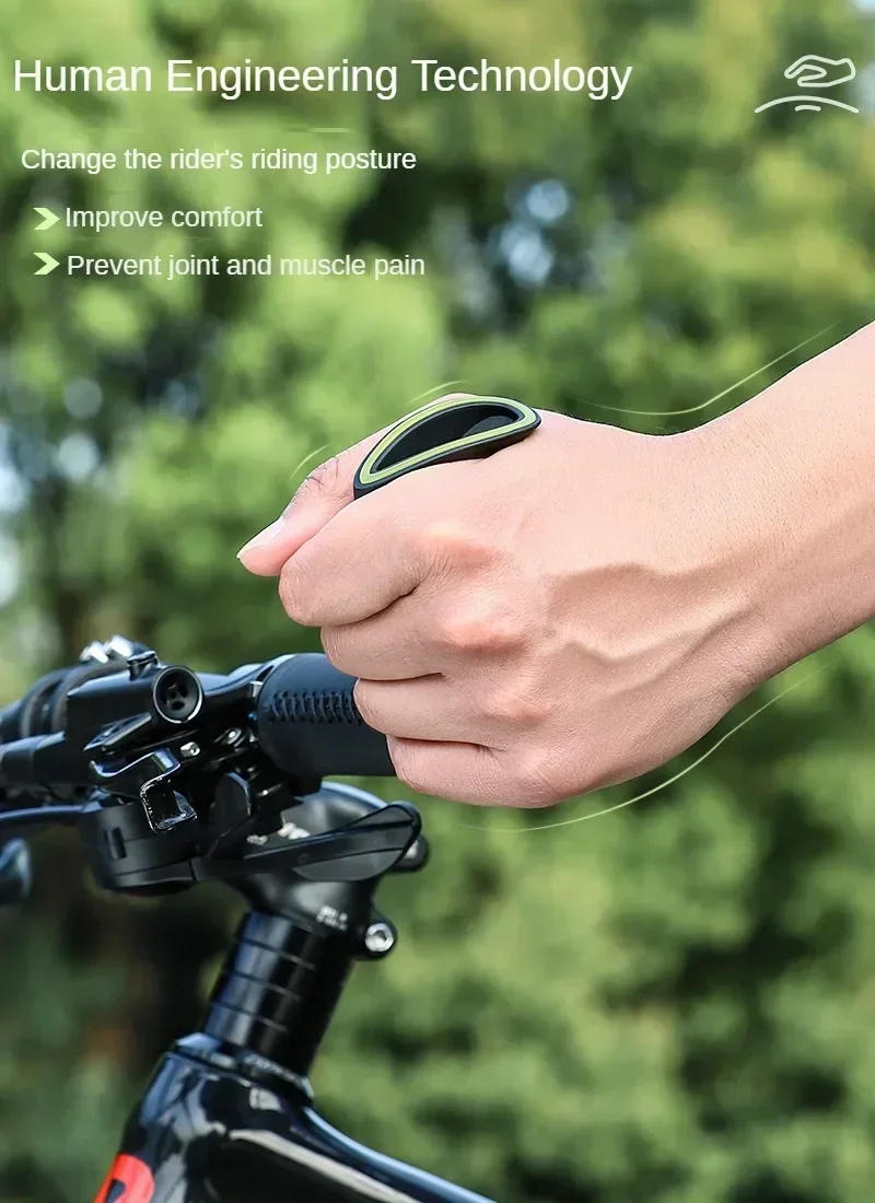 Description Picture 6 of itemMTB Bicycle Bar ends Ergonomic Design Mountain Bike Handlebar 22.2mm Nylon Inner Handle Bar Grips MTB Cover Handle