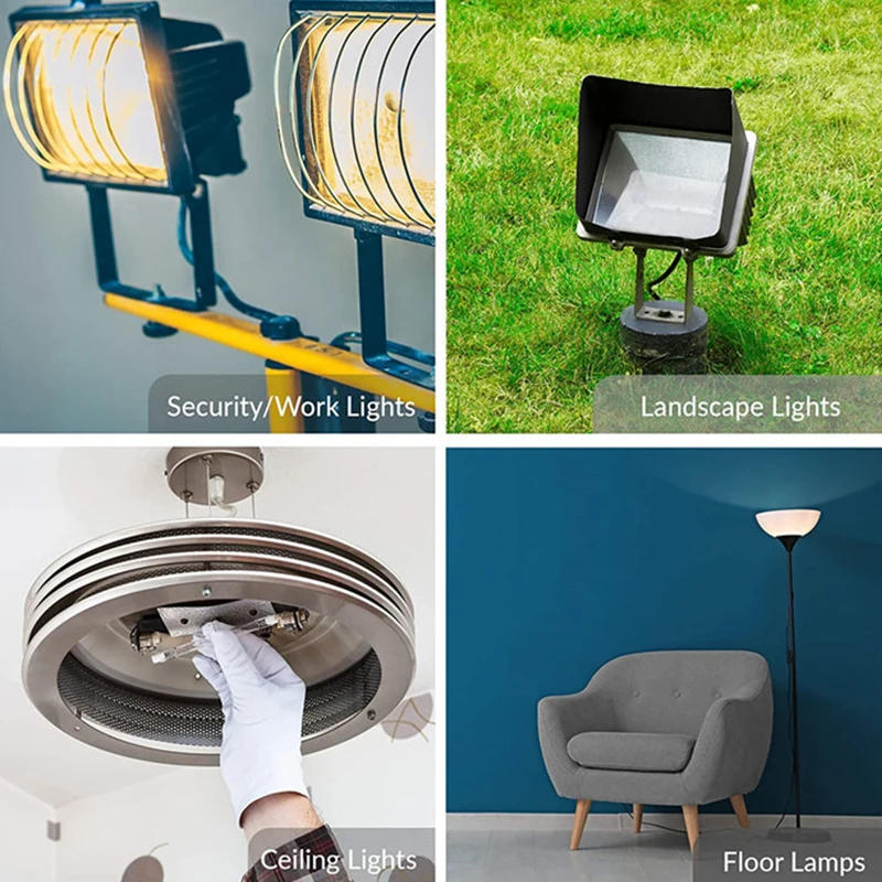 Description Picture 6 of item1Pc 100/200/300W Halogen Lamp 118mm Double Ended Linear R7s Halogen Light Bulb AC230V Household Decor R7s Halogen Bulb