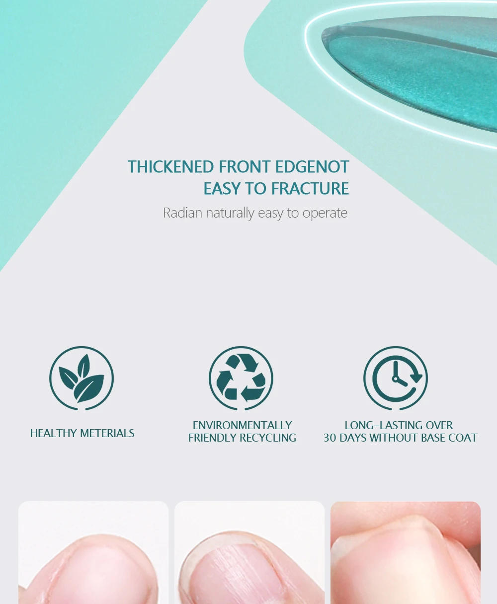 Description Picture 4 of itemNailpop Pre-buff Fake Nails Ultra Matte Short False Nails with Design Perfect for Nail Artists and Beginners Capsule Americaine