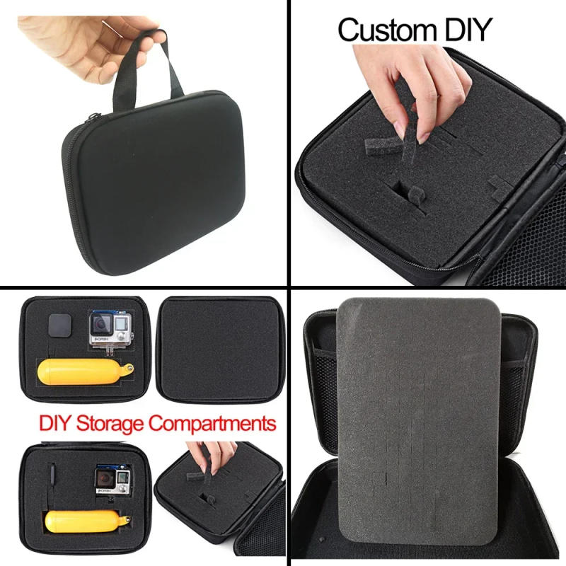 Description Picture 5 of itemDIY Foam Storage Bag Customized Travel Zipper Case Outdoor Accessories Shockproof Camera Collection Electric Tool Drill Storage