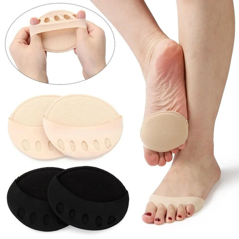 Description Picture 2 of itemFive Toes Forefoot Pads for Women Non-slip Corrective Toe Socks Women's High Heels Invisible Socks Pad Heel Socks Inserts