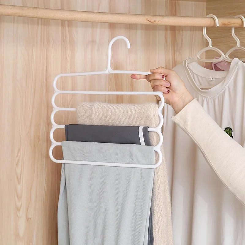 Description Picture 6 of itemClothes Hanger, Trousers Hanger, Storage Rack, Wardrobe Closet Organizer, 5 Layers Pants Holders, Clothing Hangers Wholesale