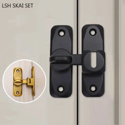 90°/180° Dual Purpose Anti-theft Buckle Sliding Barn Door Latch Zinc Alloy Bathroom Door Bolt Hasps Home Hardware Accessories